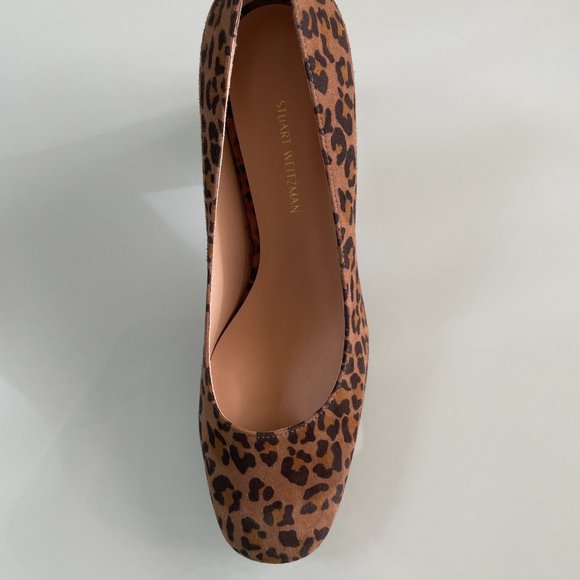 Stuart Weitzman Mary Mid Block Heel Dress Pump - Picture 6 of 12